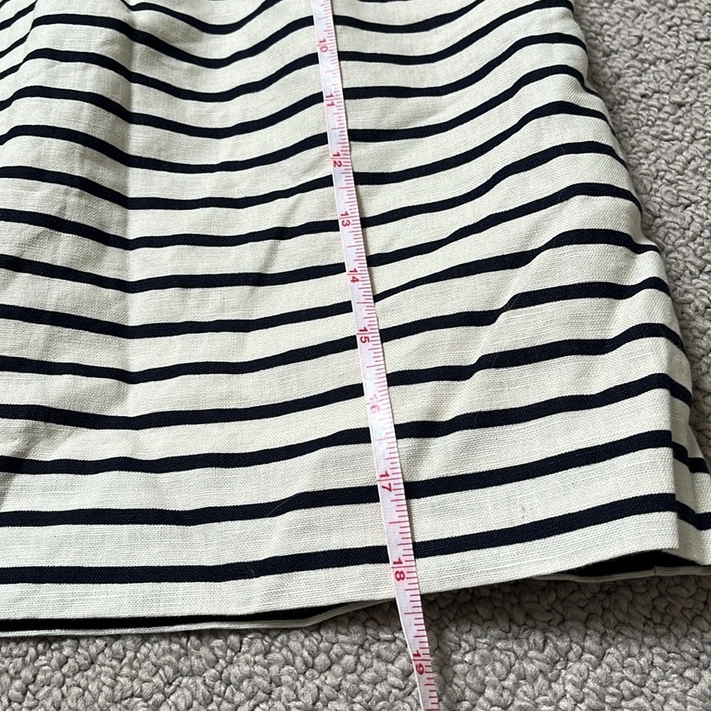 J.Crew paper bag waist nautical linen skirt - Picture 6 of 6